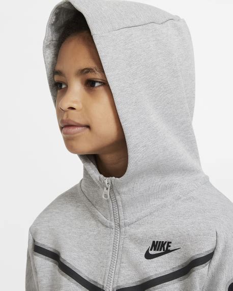 nike tech kids grijs|nike tech youth fleece.